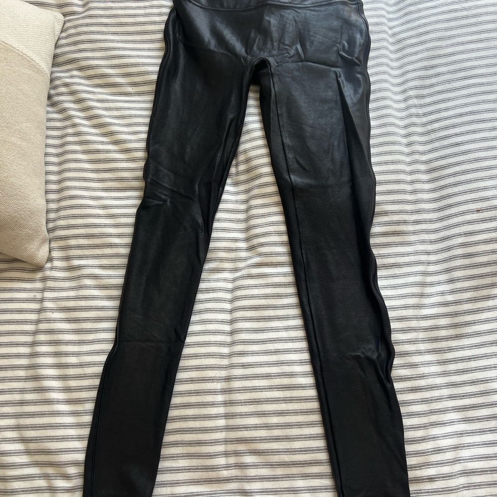 Spanx faux leather leggings
